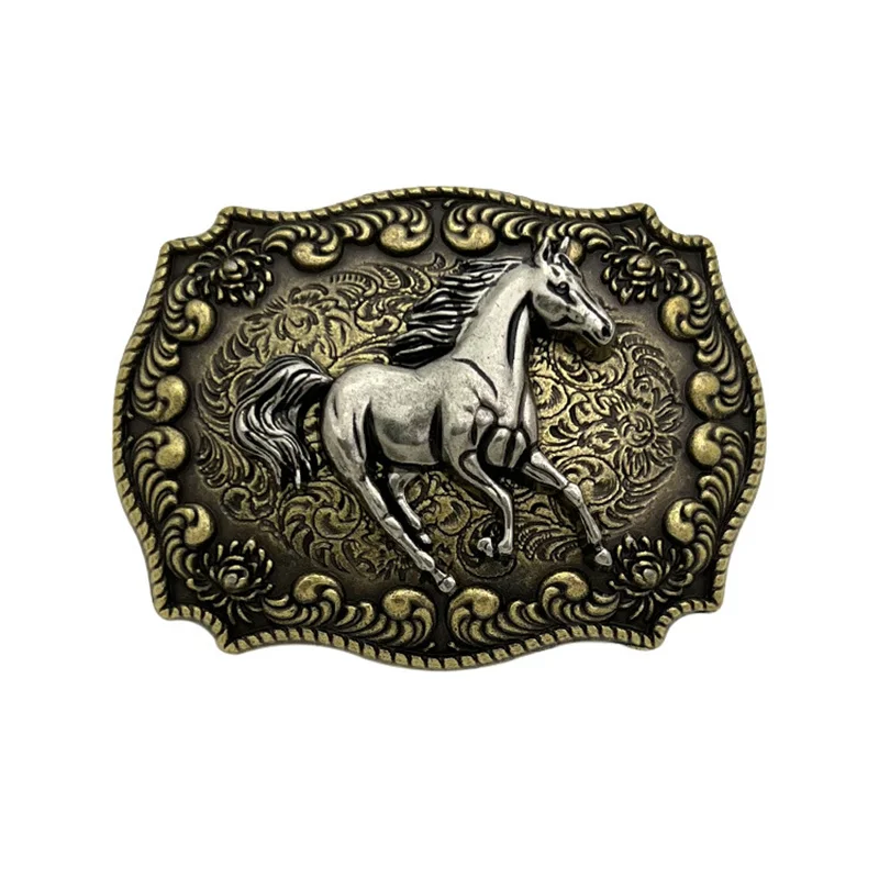 Mustang belt buckle Steed Western style