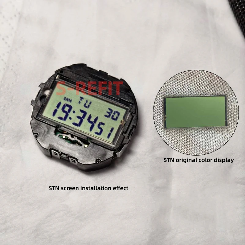 F91W upgrade STN LCD Screen Mod Kit High Contrast Display For Casio Watch F-91 A158 A159 A168 F-105 refit HD Watch LCD Screen