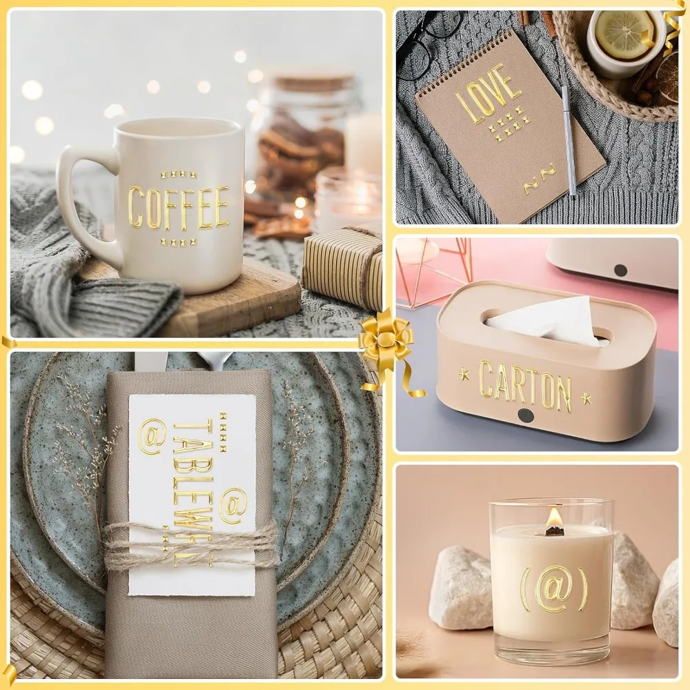 3 أوراق ثلاثية الأبعاد الذهب منتفخ أرقام الحروف ملصقات 1 بوصة الذهبي رغوة الأبجدية ملصقات الحروف DIY بها بنفسك هدية سكرابوكينغ كوب ديكور #4