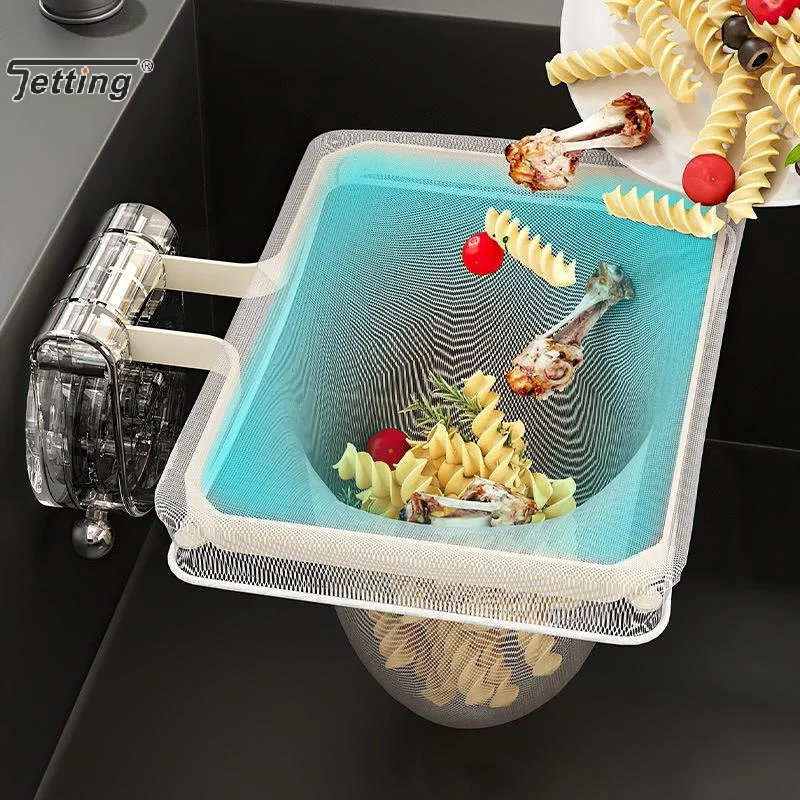 

Kitchen Sink Filter Drain Rack Disposable Leftover Food Basket Portable Hanging Holder for Kitchen Drains