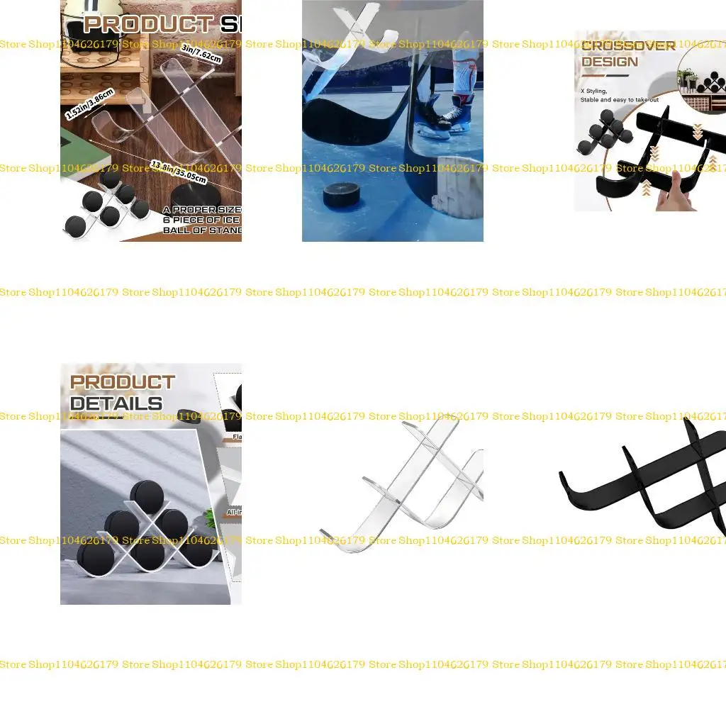 

A1A2 хоккейная шайба для шайба 6 -й слоты держатель слоты акриловой хоккей -шайб подставка для 6 шайб хоккей легко для