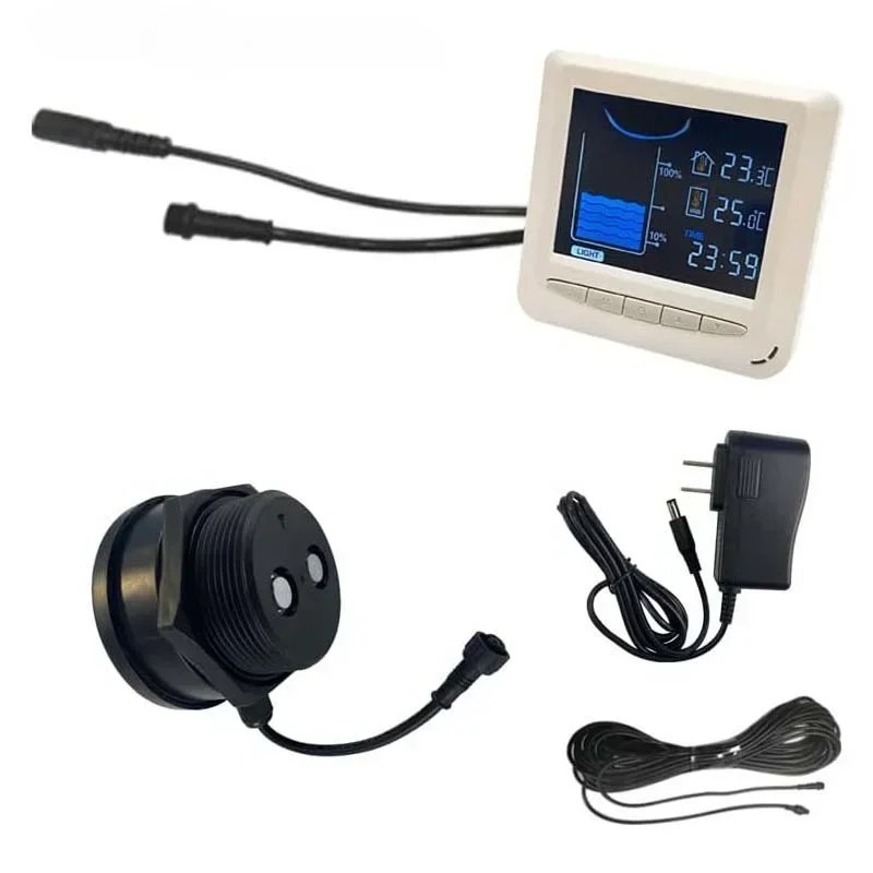 Tank Level Controller Liquid  Continuous Detect Water Level Monitor   Indicator Alarm with LCD Display