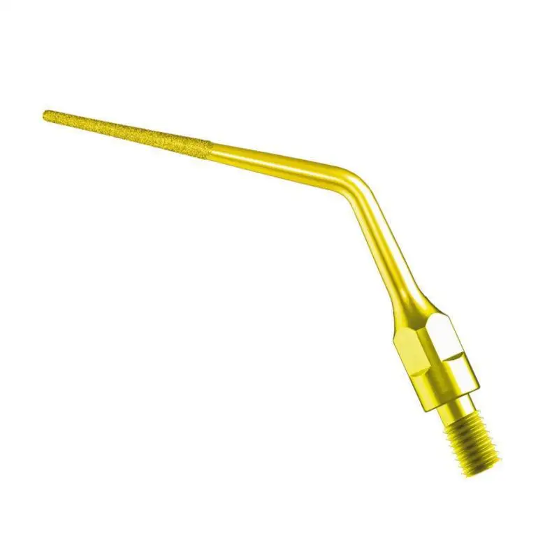 100PCS Dental Lab Golden Ultrasonic Scaler Endo Tips ES3DT Compatible Sirona Piezo