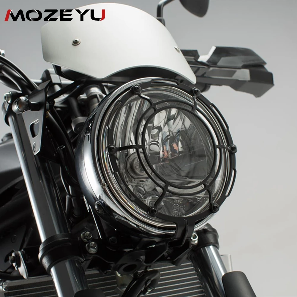 

For SUZUKI SV 650 SV650 2016 2017 SV650X SV 650X ABS Cafe Racer 2018-2023 2024 Aluminium Headlight Guard Cover Grill Protector