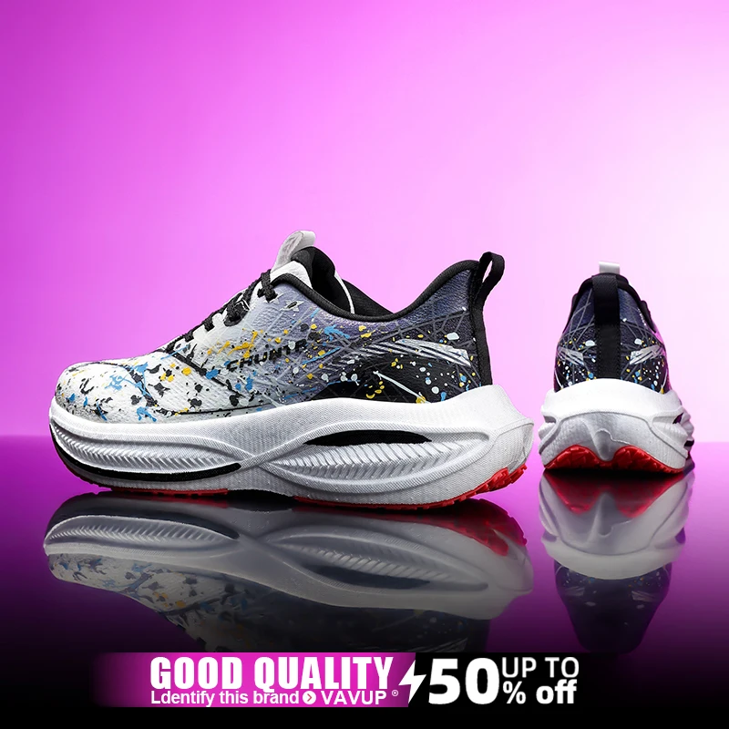 

Marathon Men Running Shoes Carbon Board Speciality Sports Breathable Lightweight Women's Comfortable Athletic Nonskid Sneakers