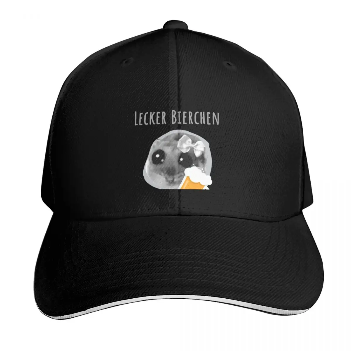 delicious beer, beer, sad hamster, tiktoc meme, sad hamster meme Baseball Cap Men Women Casual Summer Sport Sun Cap