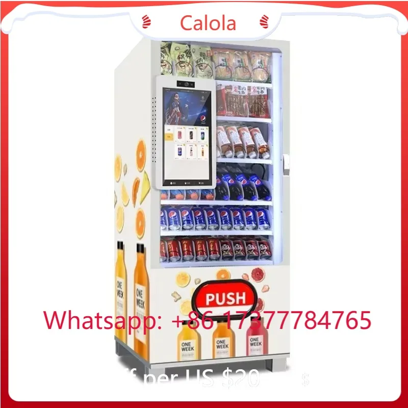 

New Business Opportunity Nail Art Vending Machine, Self Service Snack & Drink Dispenser Machine