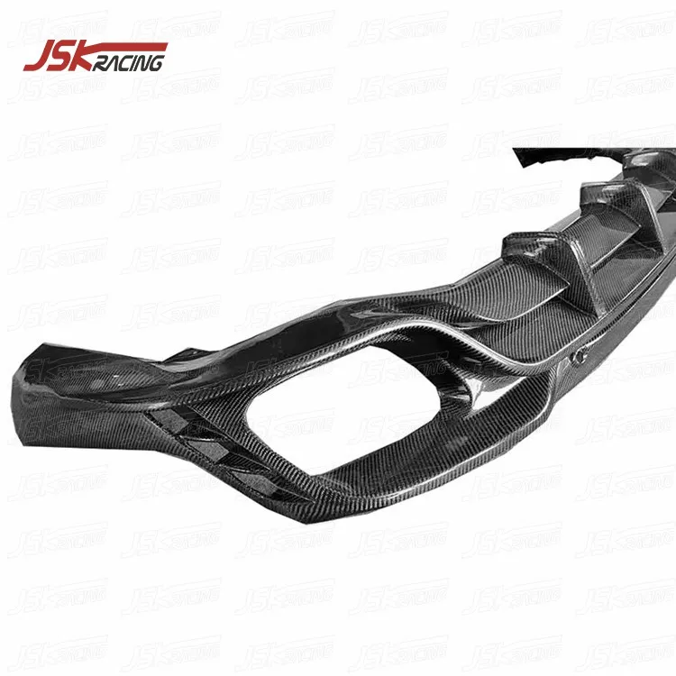 Rear Bumper Lip TA KD Style Carbon Fiber Rear Diffuser for 2017-2019 Porsche Panamera 971 Car Parts Modified Upgraded