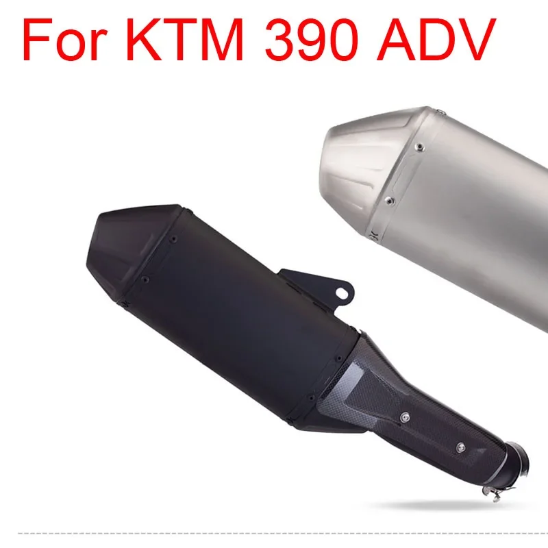 Motorcycle Exhaust Escape Moto Modified Link Pipe Muffler Motocross Racing Slip On EXhaust For KTM 250 390 Adventure ADV