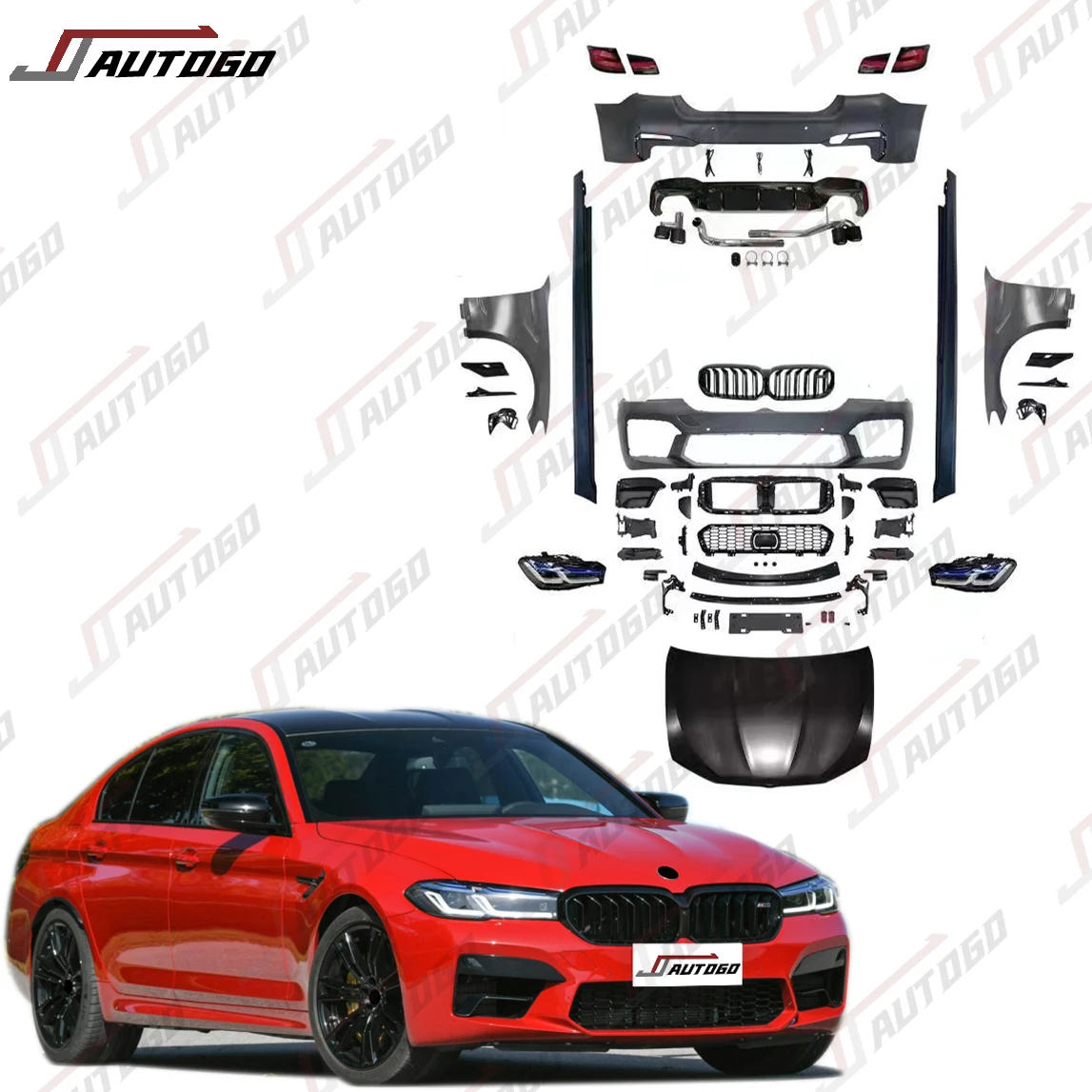 

Factory Hot Sale Body Kit For BMW 5 Series 525i 528i 530i 535i 540i 550i F10 2010-2017 Update to Sport 2021+ G30 LCI M5 style