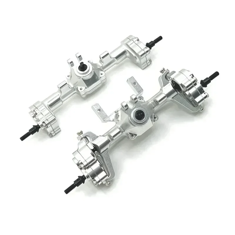 FMS 1/24 FCX24 Portal Axle Upgrade Kit - Full Metal Front & Rear Axle Assembly for FCX24/Xiaoqi/Crusher/Chevy K5 RC Models