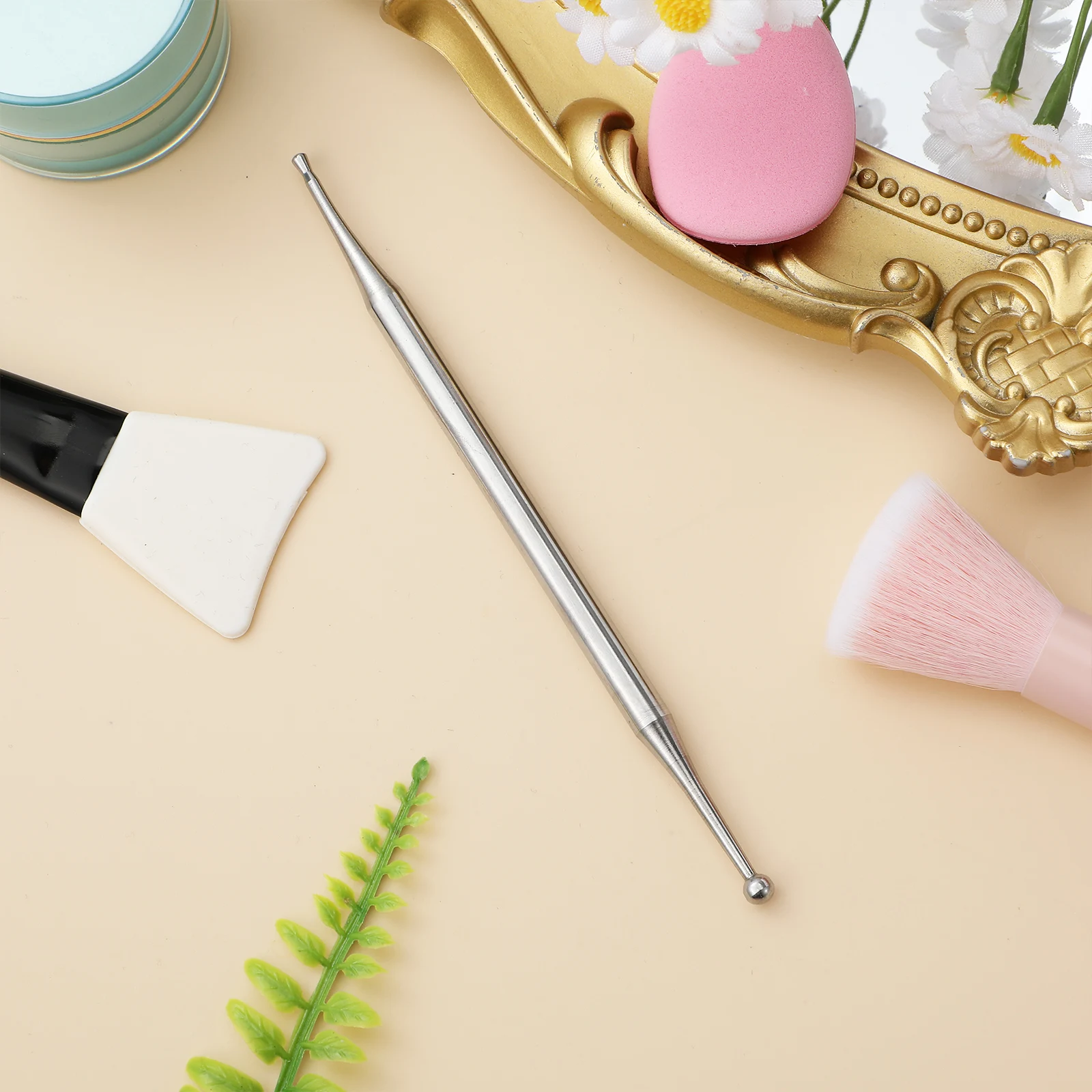 

Stainless Steel Acupoint Rod Metal Massage Stick Durable Smooth Surface Body Relax Tool Massage Sticks Acupuncture Point Rod