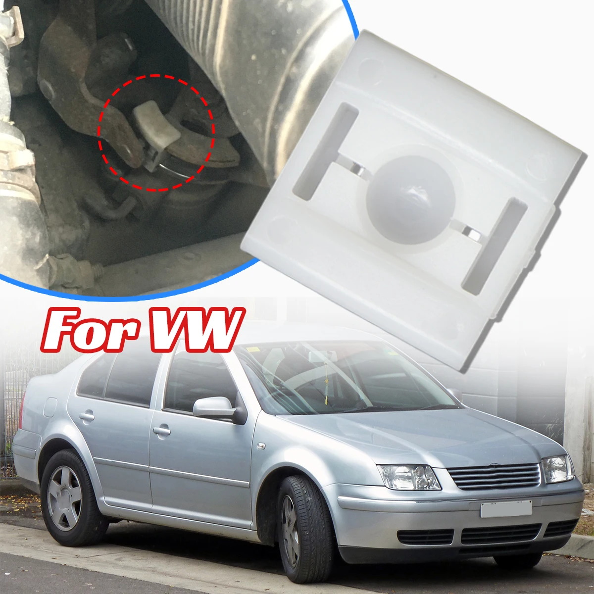 

For VW Bora 1J Jetta Fox Shift Rod Bushing Shifter Relay Lever Guide Sliding Shoe Footer 5/6 Speed Gear Change Linkage Clips Car