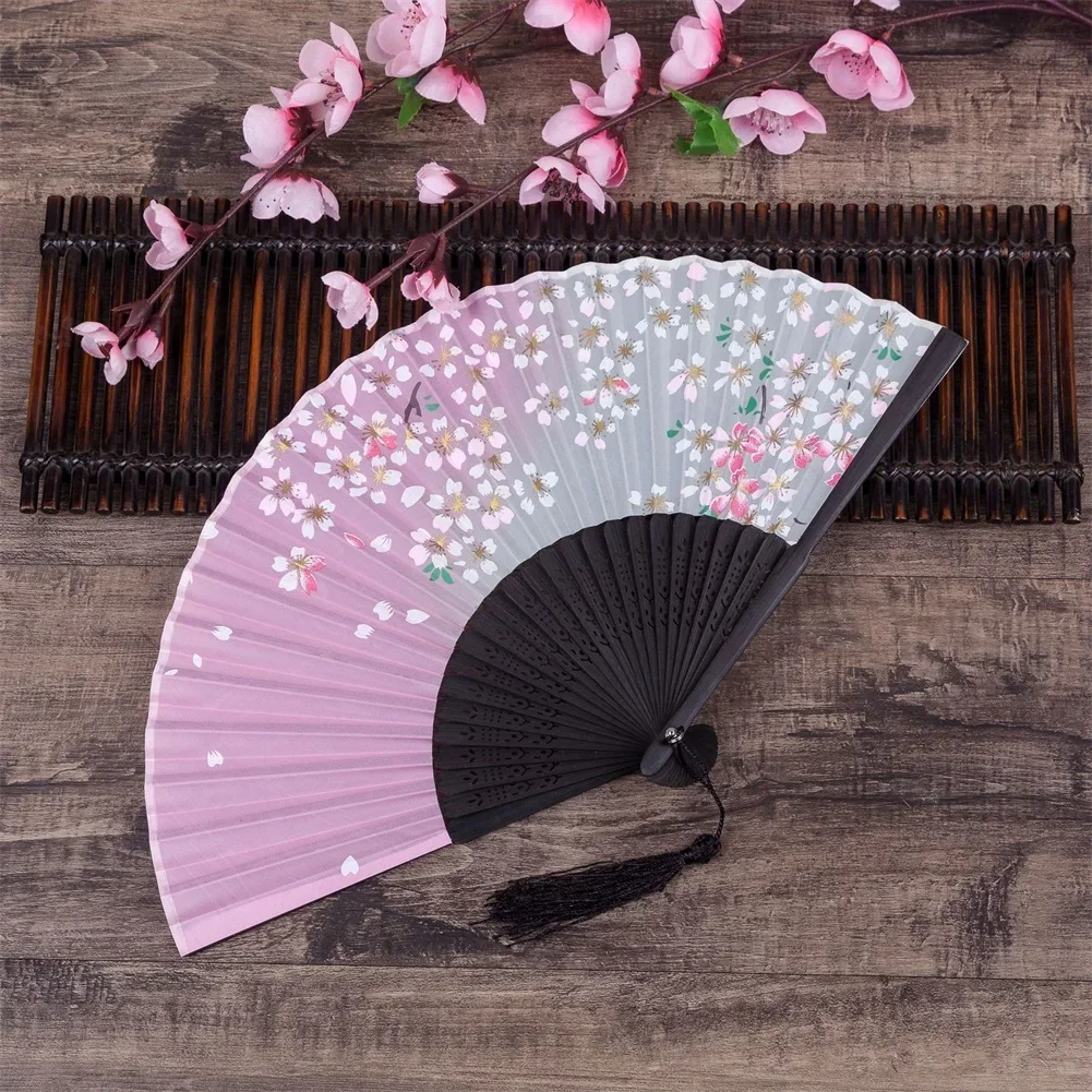 Hand Fan chinesische chinesische Vintage-Stil Falt fächer Home Dekoration Ornamente Muster Kunst Handwerk Geschenke Hochzeit Tanz Hand Fan