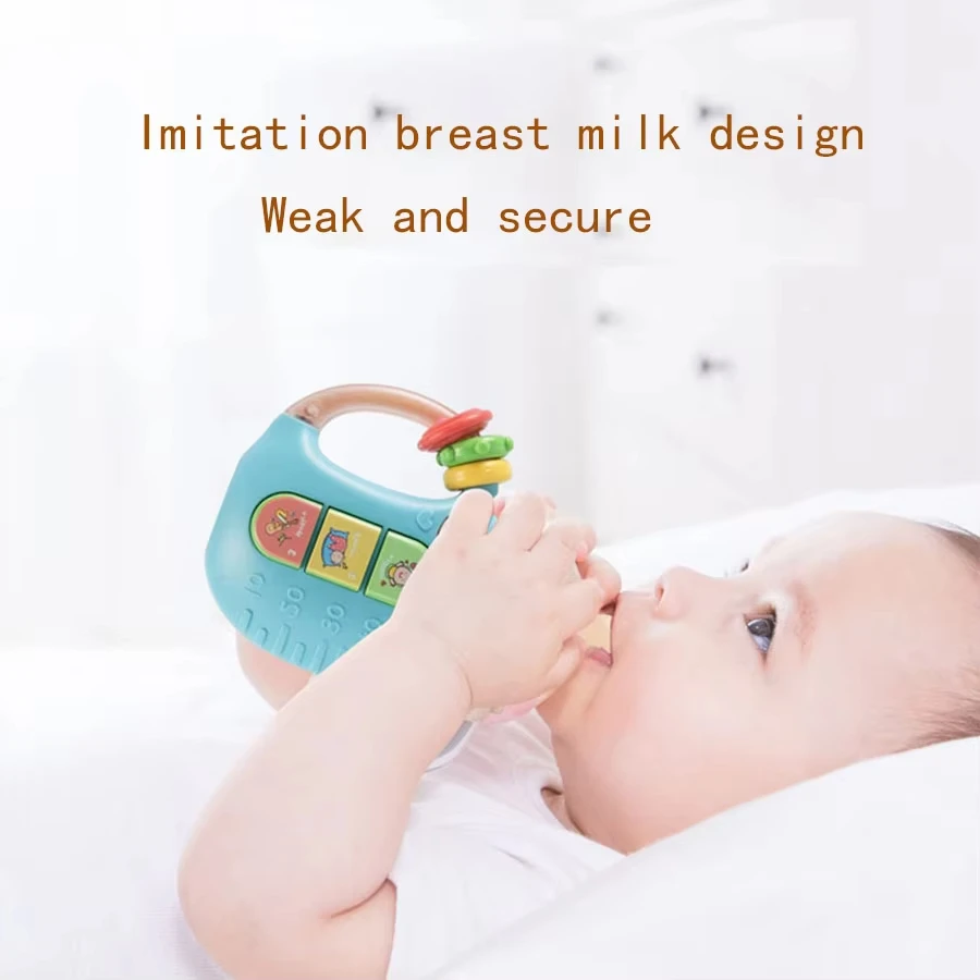 Newborn S Emotional Soothing Assistant a Pacifier Rattle Toy That Provides Gentle Interaction and Helps Your Baby Sleep Soundly