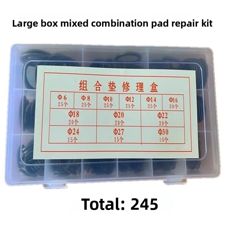 Combination Gasket Repair Kit Oil Pan Gasket Drain Plug Washer High Pressure Fuel Line Gasket 6-60