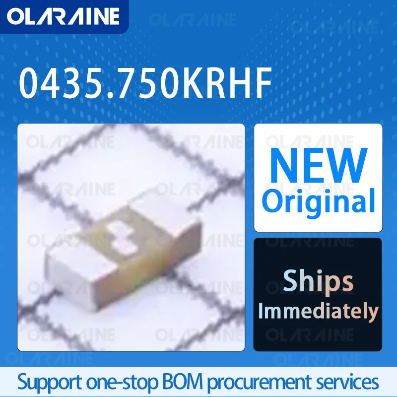 50/200/500Pcs 0435.750KRHF 402 Original IC Chip Dual surface-mount fuses RoHS fixed value of 750 mA AC32 VAC DC 32 VDC