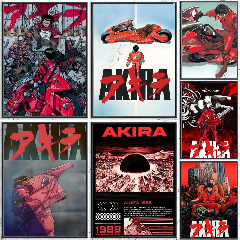 Japanese Anime A-Akira Poster Reteo Wall Art Aesthetic Room Decor Print Living Room Bedroom Home Decoration