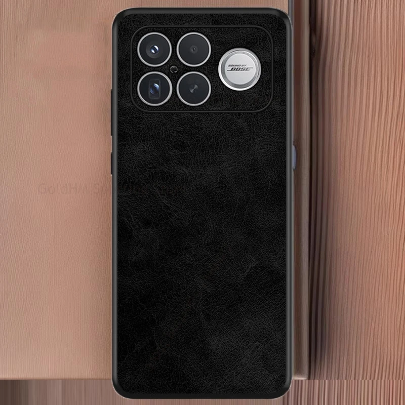 

Capa For Redmi K90 Pro Max Skin Feel Leather Protective Case For Redmi K70 Pro K80 Ultra Slim TPU Bumper Shockproof Phone Cover