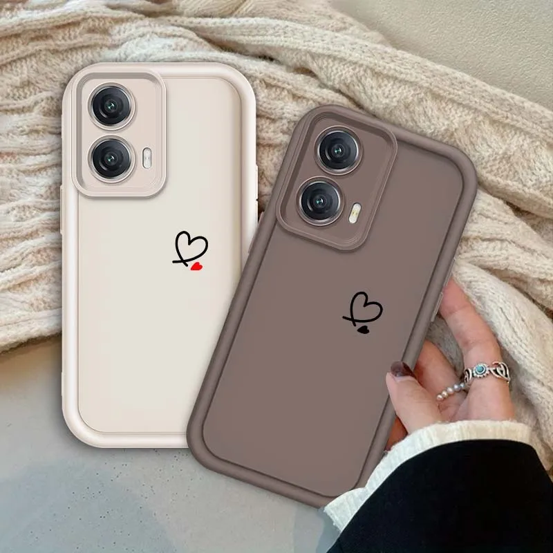 

Love Popular Luxury Art For Motorola G85 Edge 50 G24 G35 E14 G04 G34 G Stylus G54 G13 G32 G14 5G Eye Ladder Phone Case