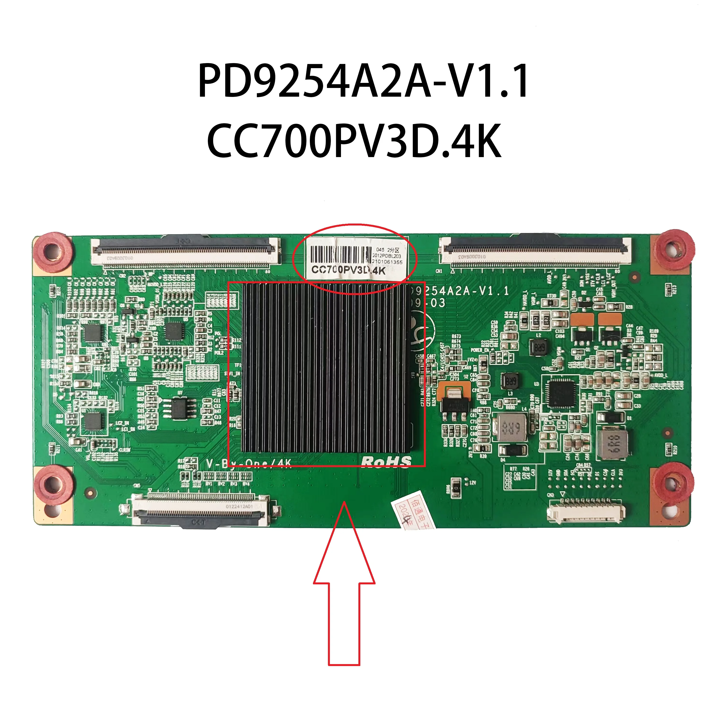 

Original PD9254A2A-V1.1 CC700PV3D.4K Logic Board PD9254A2A V1.1 PD9254A2AV1.1 CC700PV3D CC700PV3D4K T-con