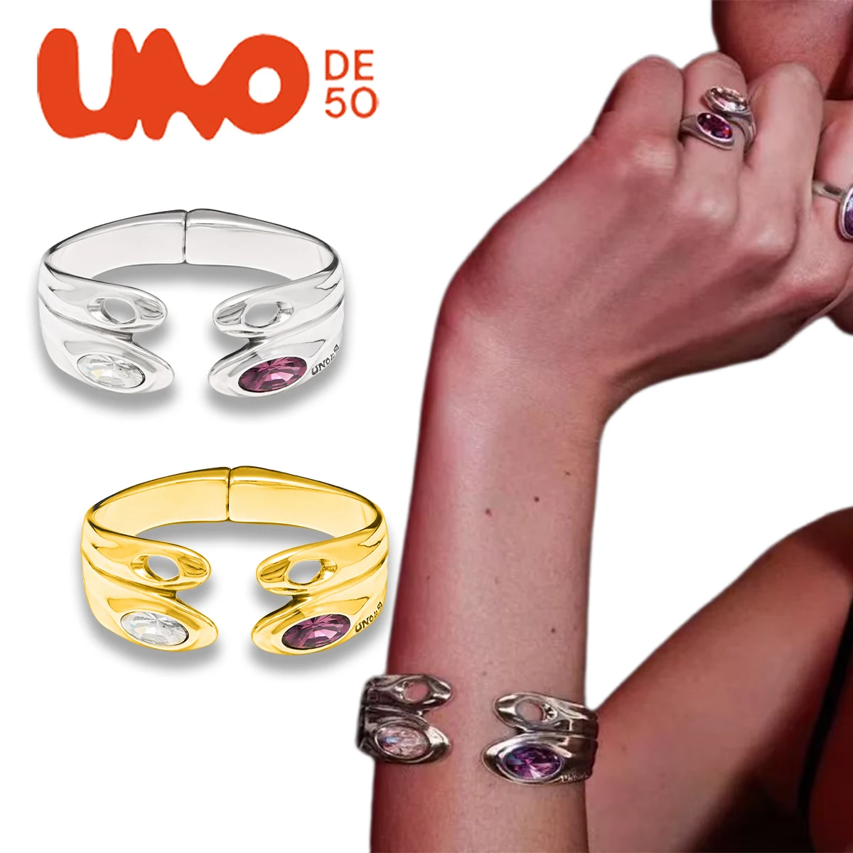 

UNODE50 Bracelet Light luxury European and American fashion niche trend brand Spanish personalized high-end