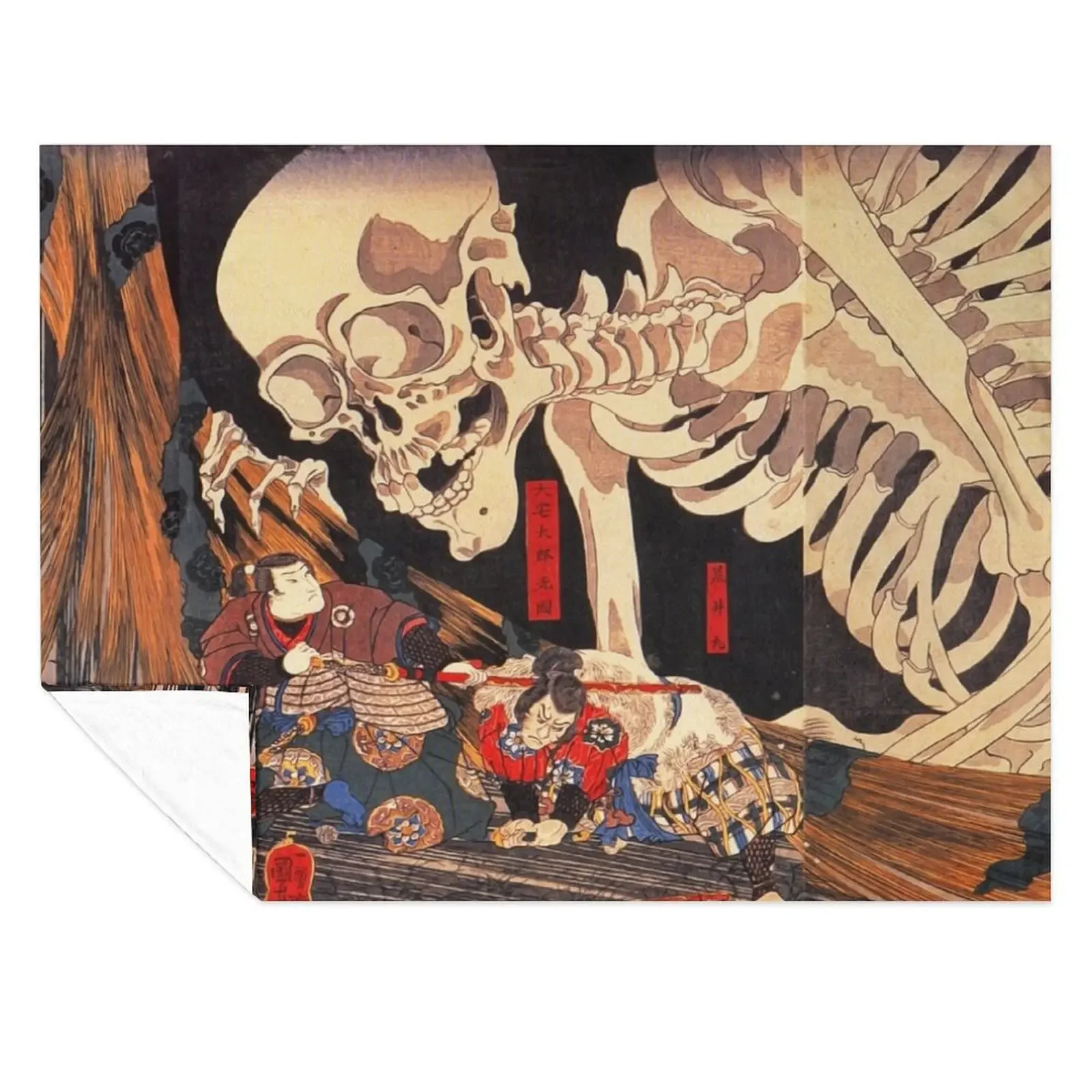 

Gashadokuro Skeleton Ghost Throw Blanket Luxury St cosplay anime For Baby Single Blankets