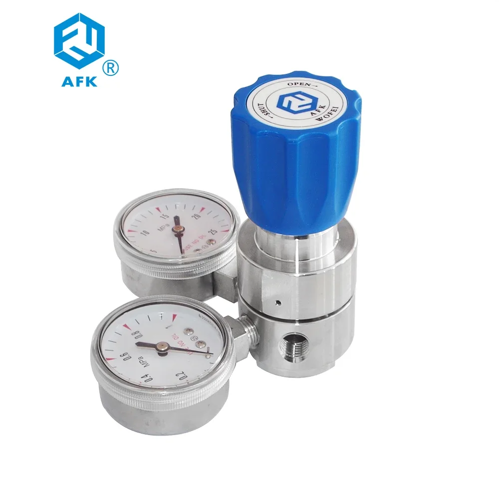 

Critical Purity Pressure Reducer Nitrogen 300 Bar High Pressure Piston Regulator For Inert Gases