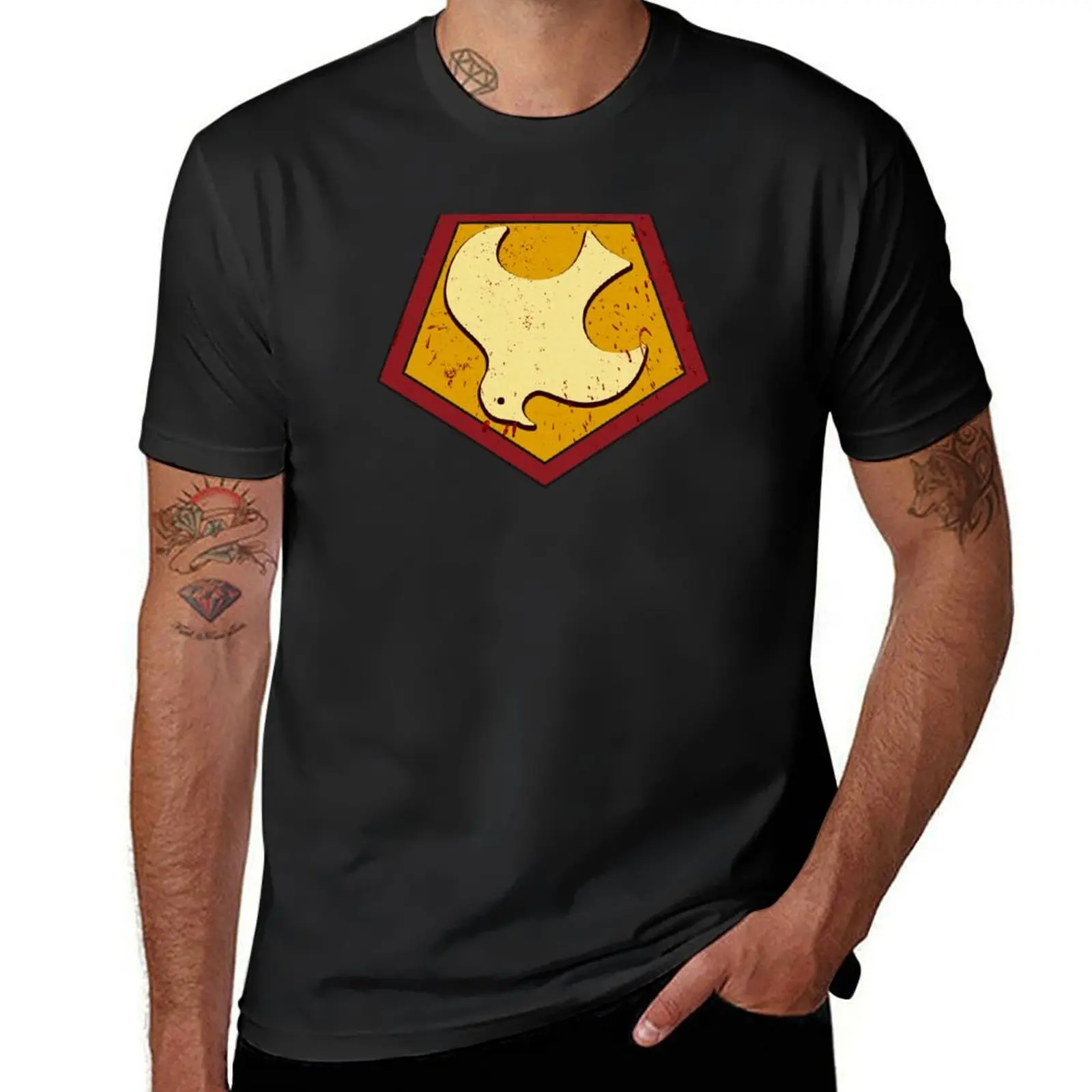 

Peacemaker Emblem T-Shirt shirts graphic T-shirts oversize vintage graphic tee Blouse sweat shirts, men