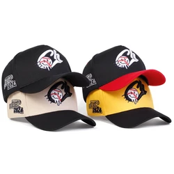 Unisex CH Letter Embroidery Baseball Caps Spring and Autumn Outdoor Adjustable Casual Hats Sunscreen Hat