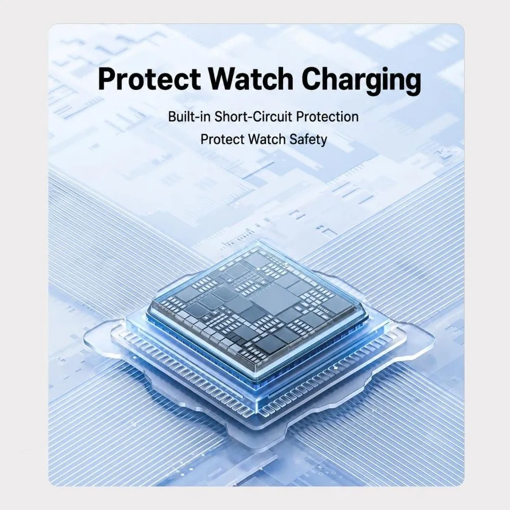 Magnetic Charging Cable N52 Magnet 4-Pin Charging Cord Short-Circuit Protected Lightweight Watch Charger for SUUNTO Run