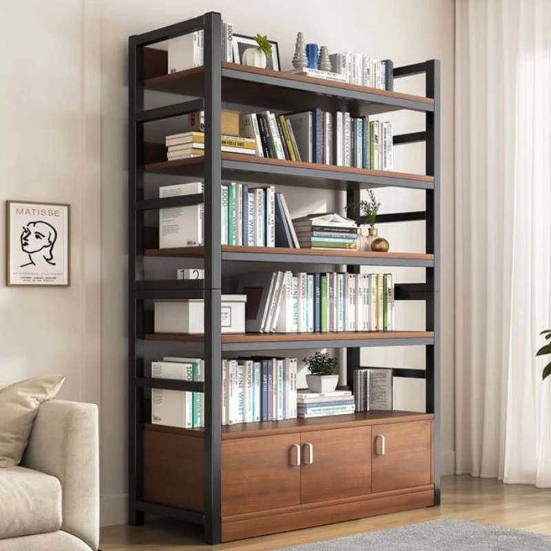 

Bookshelves, shelves, floor-to-ceiling, steel and wood, multi-storey household bookcases, storage cabinets, library display