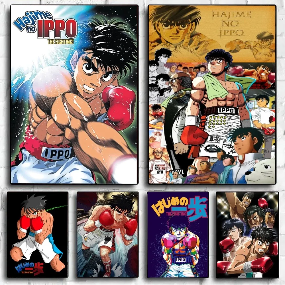 Hajime No Ippo Anime Poster No Framed Poster Kraft Club Bar Paper Vintage Poster Wall Art Painting Bedroom Study Stickers