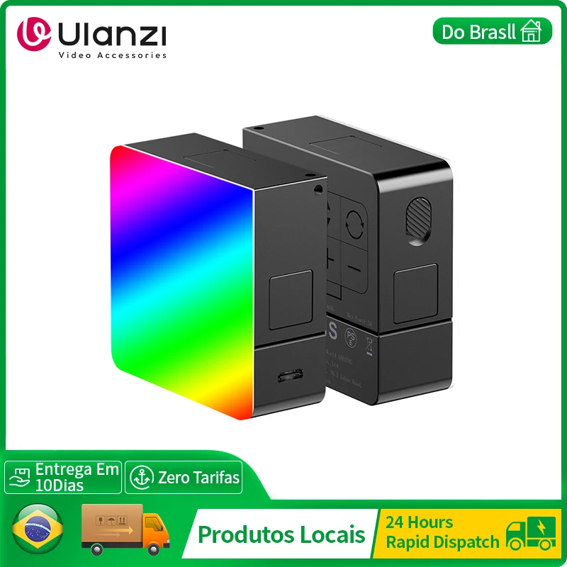 تحديث Ulanzi VL49 RGB PRO الفيديو الضوئي 2500K-9000K LED ضوء الكاميرا 2500mAh بطارية قابلة للشحن العسل الناشر ل Vlog