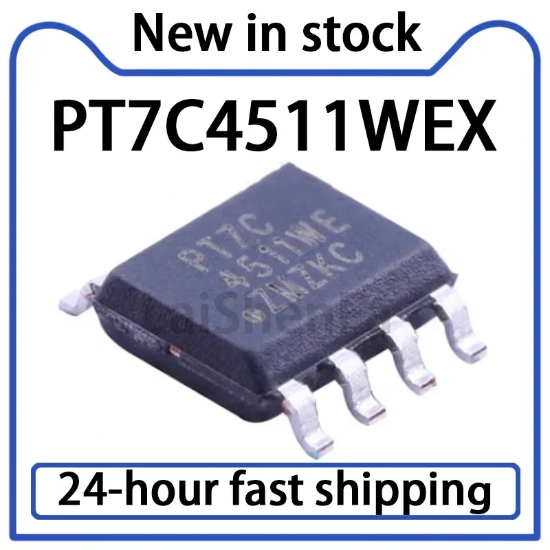 5PCS PT7C4511WEX SMT SOIC-8 Clock Generator/frequency Synthesizer Stock