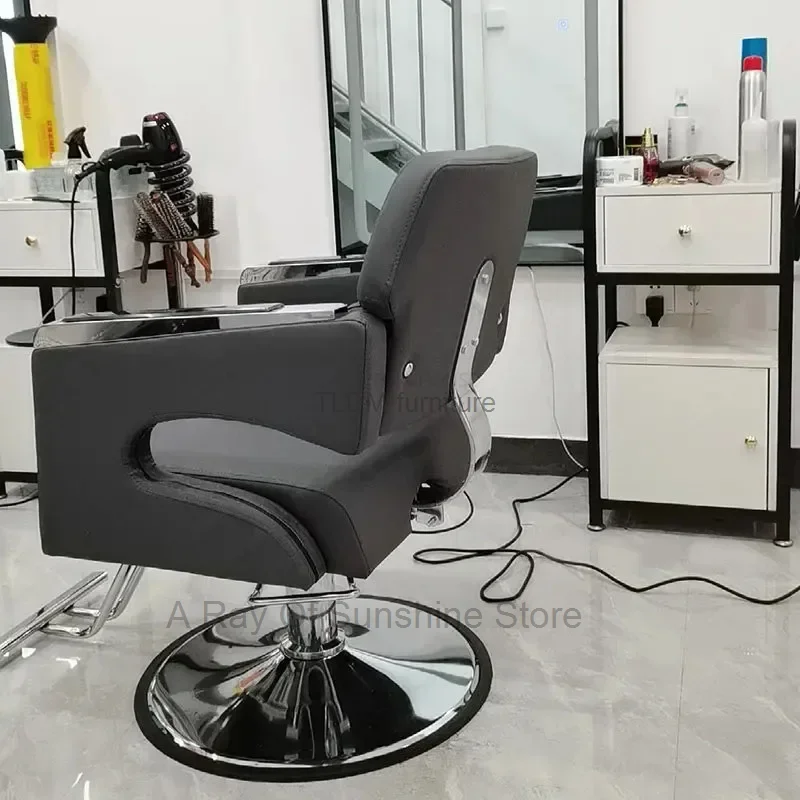 Silla elevadora para salón de belleza, muebles modernos, sillas de barbero de moda de lujo, silla especial para peluquería