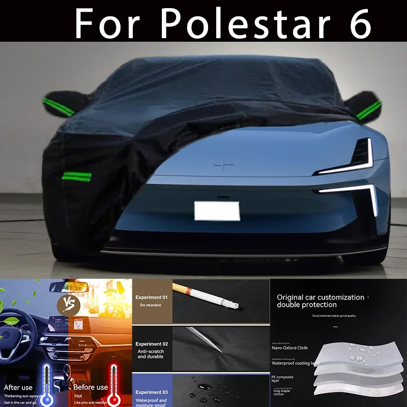 

For Polestar 6 Outdoor Protection Full Car Covers Snow Cover Sunshade Waterproof Dustproof Exterior Car accessories