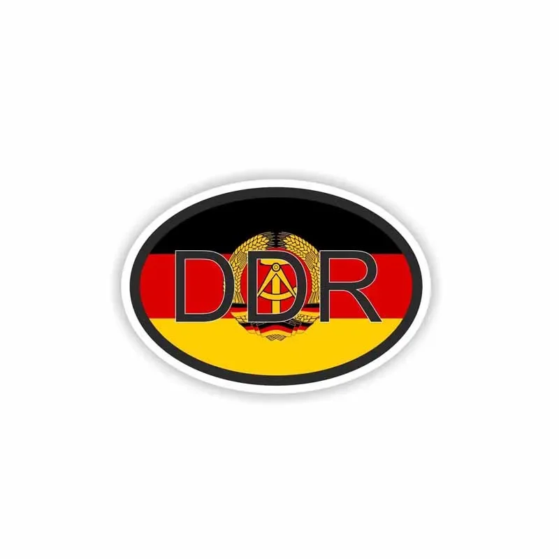 

Creative DDR Germany Stickers Country Code Funny Car Motorcycle Decal PVC