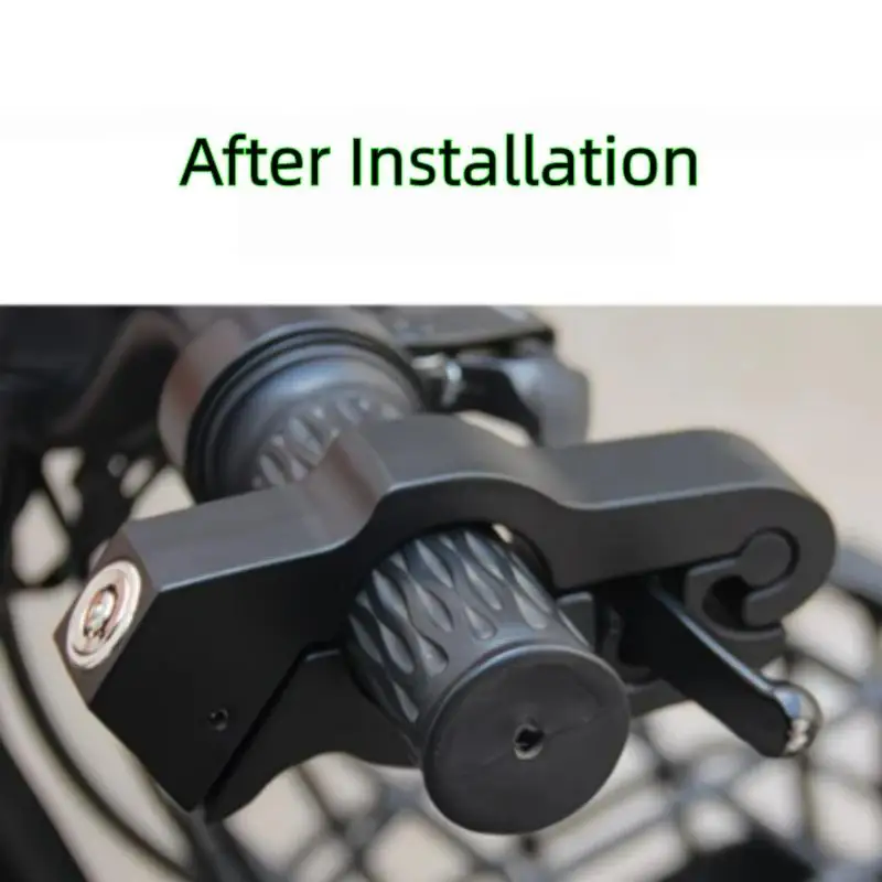 Motorcycle Anti-Theft Handlebar Lock: Solid Brake Handle With Steal-Proof Pull Rod ATV Dirt Street
