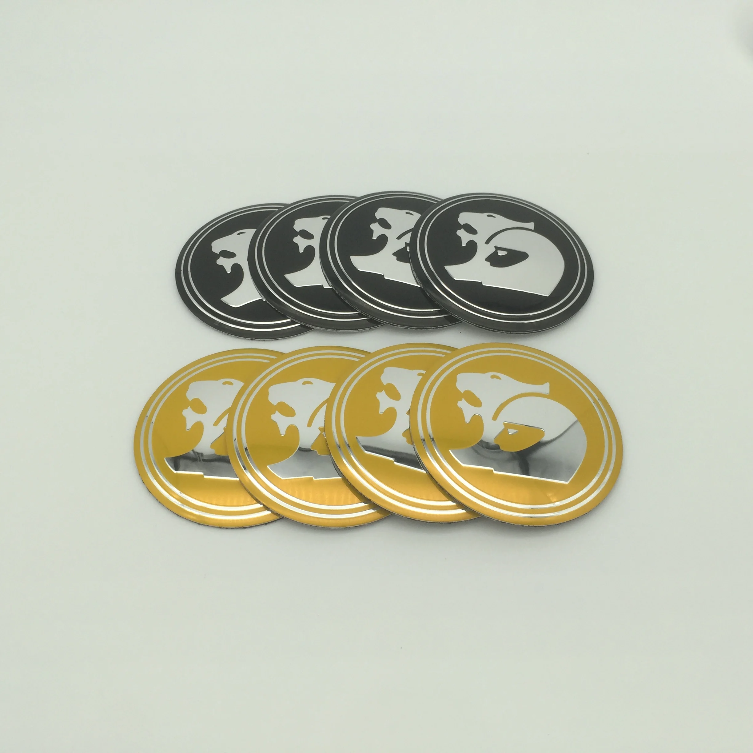 4pcs 56mm 60mm HSV Car emblem Wheel hub Center Cap Badge covers sticker Styling accessories