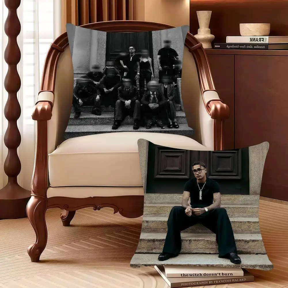 C-Capo Plaza Hustle Mixtape Vol. 2 Pillow Case Decor Protective Covers Comfortable soft for Sofa Living Room Home office