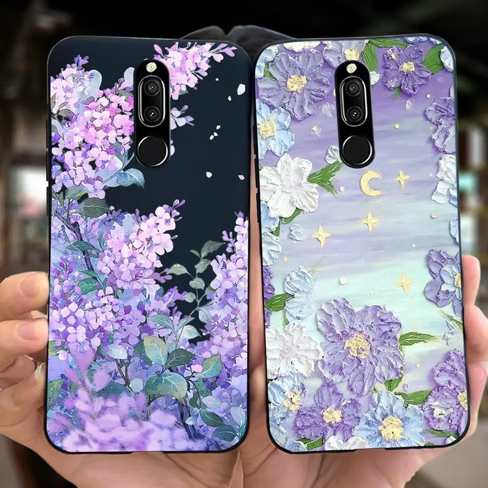 For Huawei Mate 10 Lite Case Nova 2i RNE-L21 RNE-L22 Fashion Moon Pattern Soft Silicon Bumper Cover on Huawei Nova2i Mate 10lite