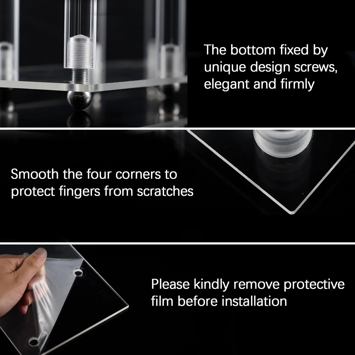 8 pezzi portacandele in acrilico candeliere centrotavola candelabri 7 bracci per decorazioni per eventi di compleanno festa di nozze 26,5 pollici di altezza