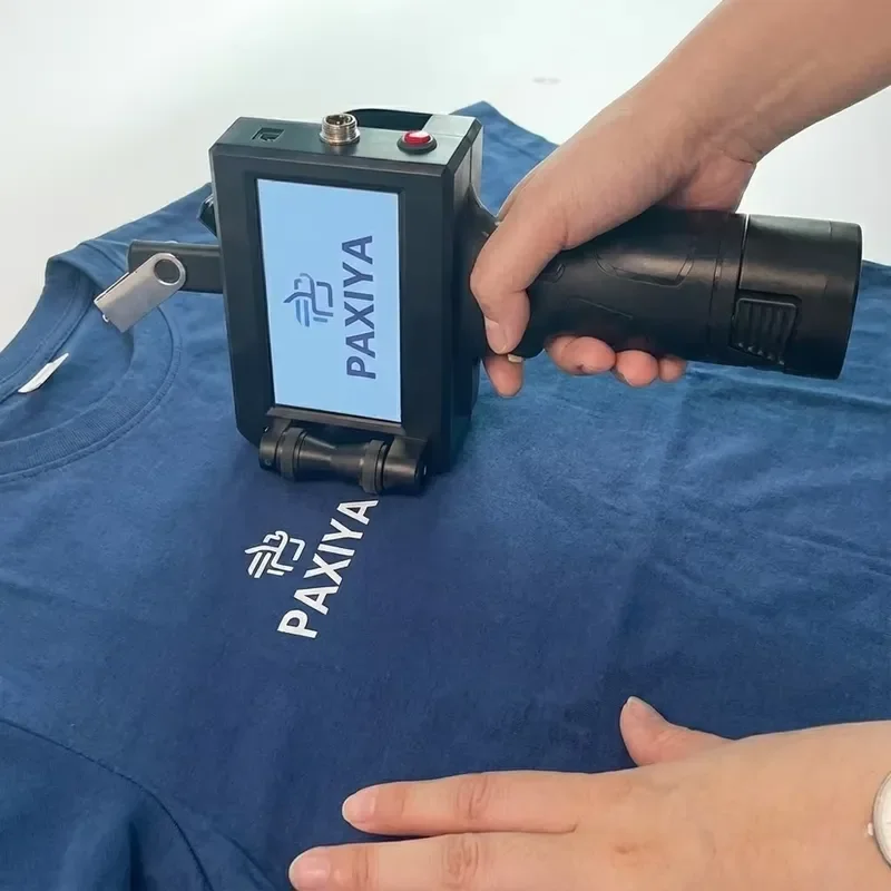 for 12.7mm Handheld Inkjet Printer Portable T-shirt Expiry Date QR Code Batch Number Paper Bag Plastic Bottle Coding Machine