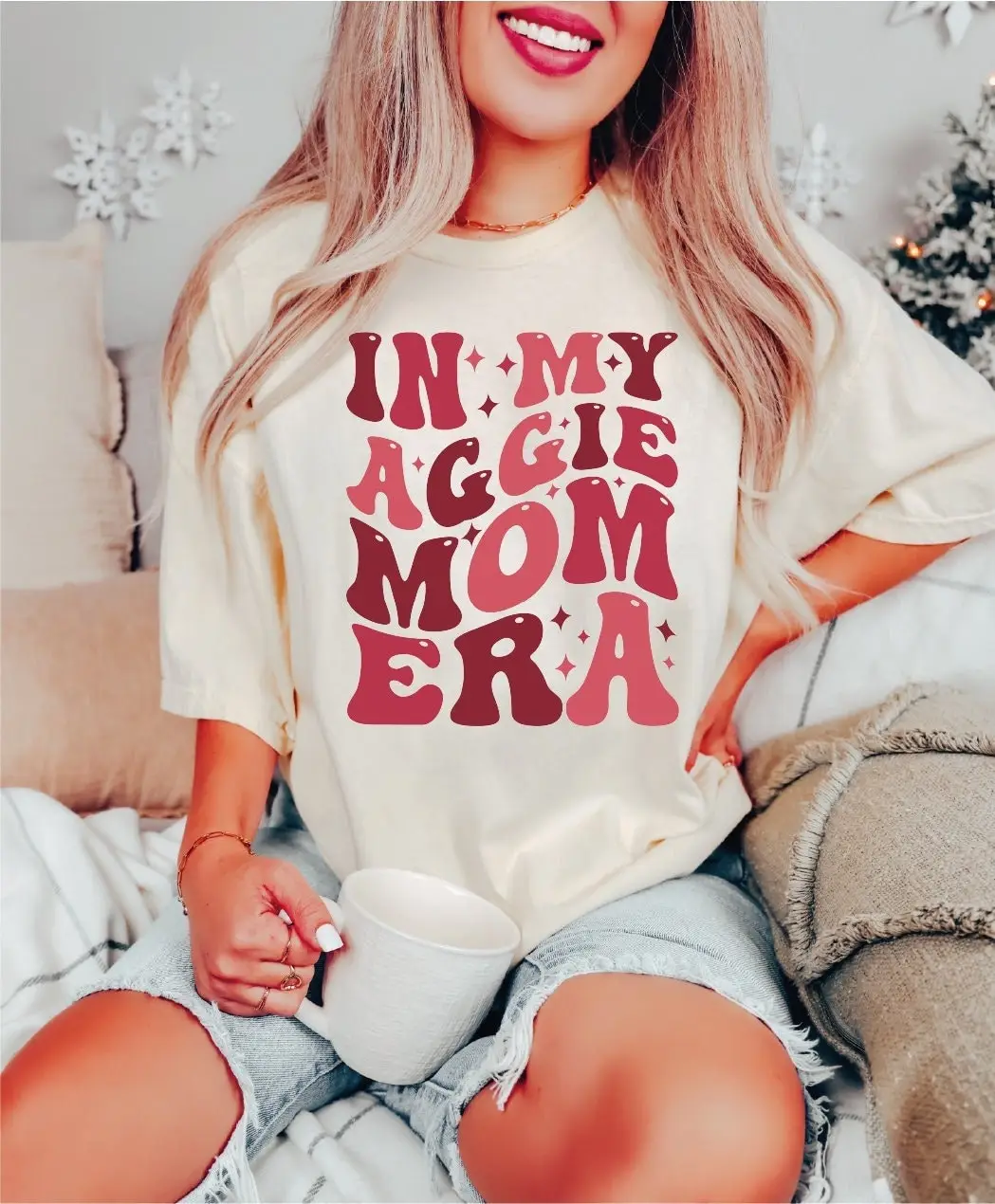 In My Aggie Mom Era T Shirt Pride Mama Texas Aggies Mothers Day