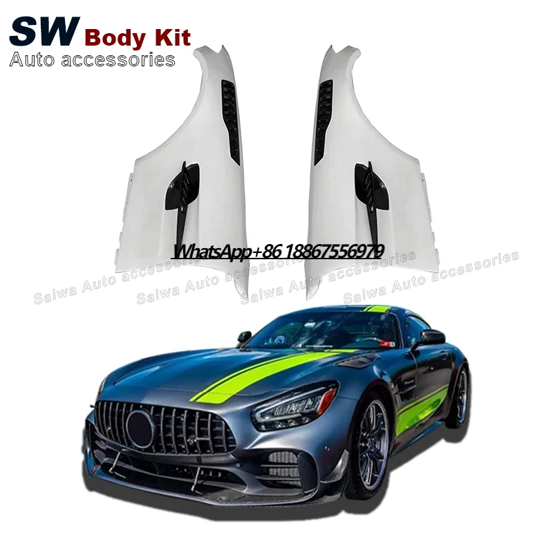 

Part of the Carbon Fiber Pro Style Car Fender for AMG GT GTC GTS GTR Modified With Air Intake Grille Fender