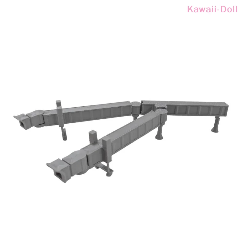 [DO]1 Set Static Facilities Display Gifts 1:400 Airport Equipment Double Corridor Bridge Scene Model Collection Toys Decoration
