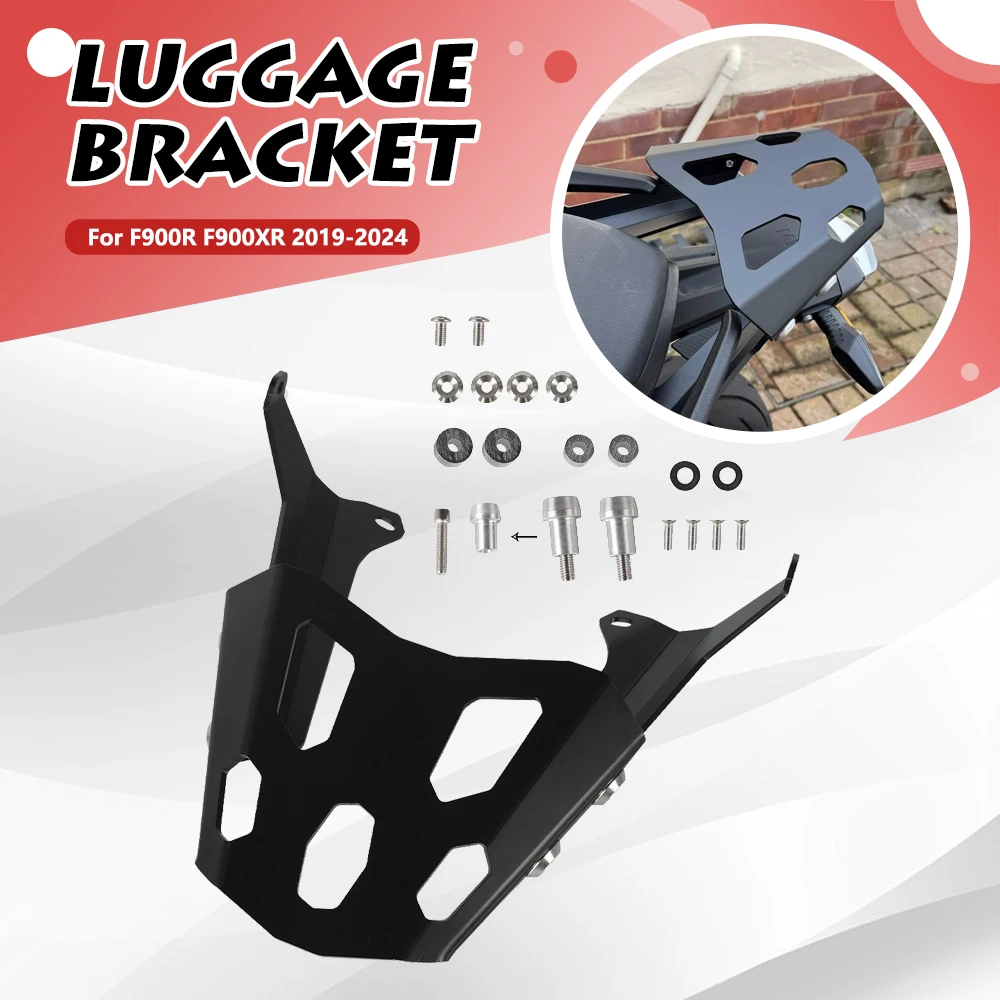 

Motorcycle Aluminium Rear Storage Luggage Rack Support Shelf Shelf Panel Bracket For BMW F900 R XR F900R F900XR 2019 2020 2021