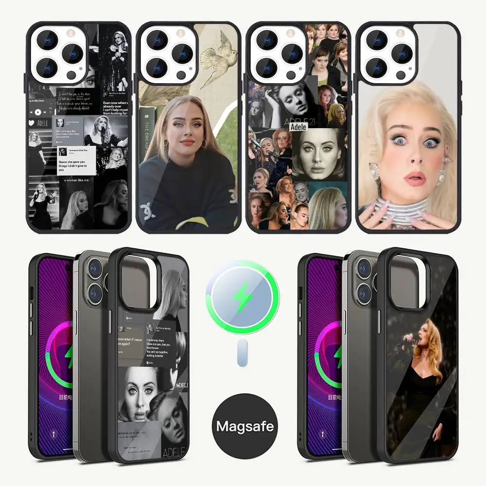 

Singer A-Adele Phone Case For iPhone 16,15,14,13,12,11,Plus,Pro,Max Mini Magsafe Magnetic Wireless Charging
