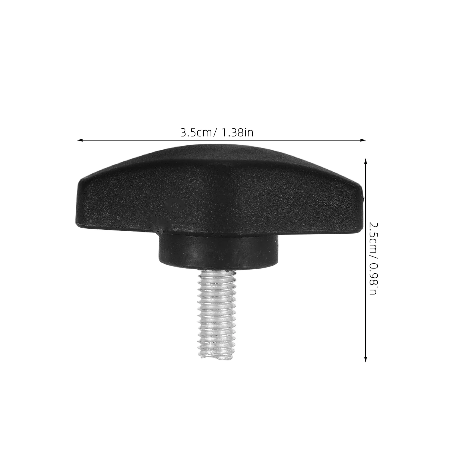 

5pcs Set of 5 Clamping Rod Screw Knobs Screws Bolts Fastener Microphone Stand Coarse Thread Thumb Machine Thumbscrew Hand